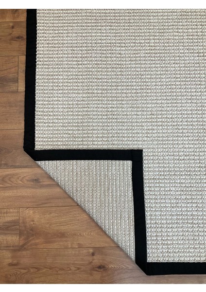 Kumaş Bordür Bej Bukle Siyah Bordür Halı Salon Koridor Mutfak Çocuk Odası Halısı Kilim S263 fiyatları