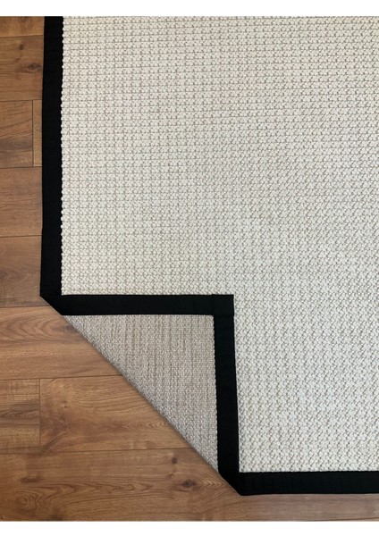 Kumaş Bordür Bej Bukle Siyah Bordür Halı Salon Koridor Mutfak Çocuk Odası Halısı Kilim S263 modelleri