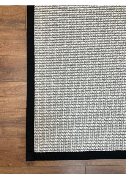 Kumaş Bordür Bej Bukle Siyah Bordür Halı Salon Koridor Mutfak Çocuk Odası Halısı Kilim S263 fırsatları
