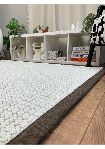 Kumaş Bordür Bej Bukle Siyah Bordür Halı Salon Koridor Mutfak Çocuk Odası Halısı Kilim S263 fiyatları