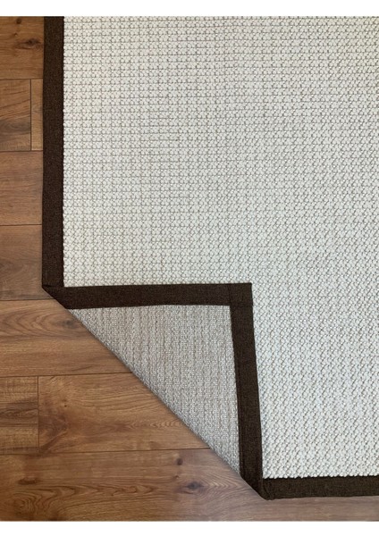 Kumaş Bordür Bej Bukle Siyah Bordür Halı Salon Koridor Mutfak Çocuk Odası Halısı Kilim S263 modelleri