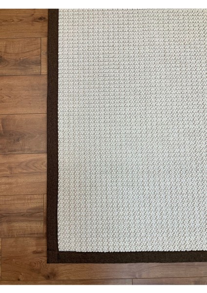 Kumaş Bordür Bej Bukle Siyah Bordür Halı Salon Koridor Mutfak Çocuk Odası Halısı Kilim S263 fırsatları