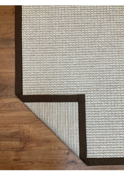 Kumaş Bordür Bej Bukle Siyah Bordür Halı Salon Koridor Mutfak Çocuk Odası Halısı Kilim S263 modelleri