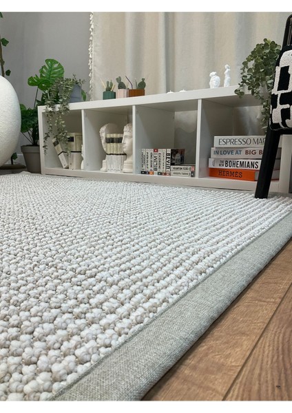 Kumaş Bordür Bej Bukle Siyah Bordür Halı Salon Koridor Mutfak Çocuk Odası Halısı Kilim S263 fiyatları