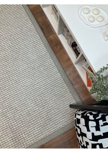 Kumaş Bordür Bej Bukle Siyah Bordür Halı Salon Koridor Mutfak Çocuk Odası Halısı Kilim S263 indirimleri