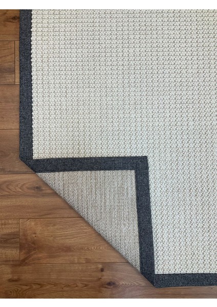 Kumaş Bordür Bej Bukle Siyah Bordür Halı Salon Koridor Mutfak Çocuk Odası Halısı Kilim S263 modelleri
