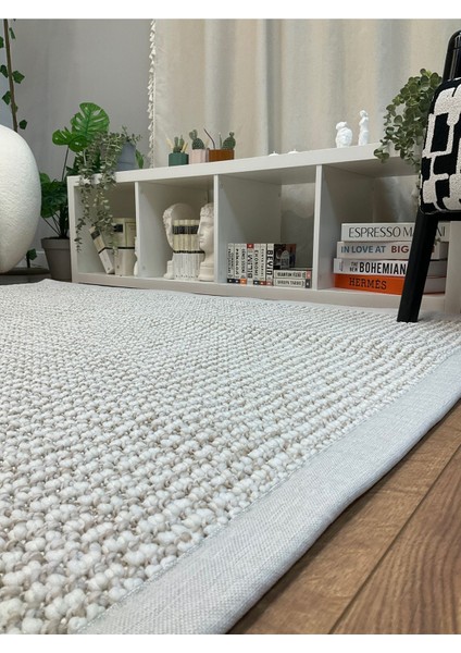 Kumaş Bordür Bej Bukle Siyah Bordür Halı Salon Koridor Mutfak Çocuk Odası Halısı Kilim S263 fiyatları