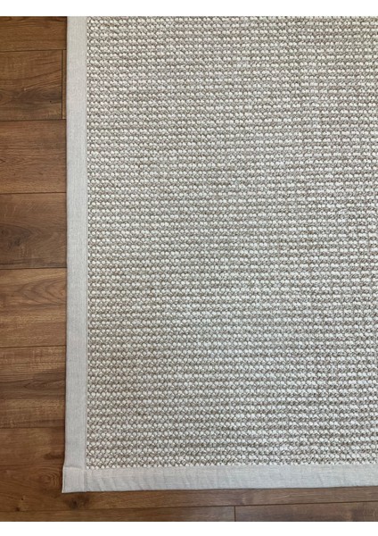 Kumaş Bordür Bej Bukle Siyah Bordür Halı Salon Koridor Mutfak Çocuk Odası Halısı Kilim S263 fırsatları