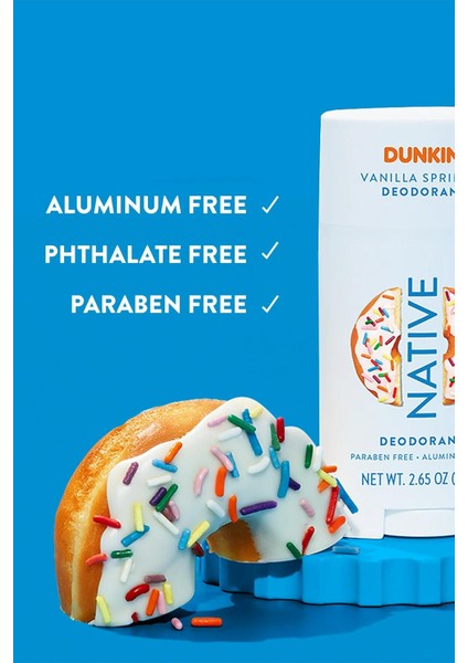 Dunkin Vanilla Sprinkle Alüminyumsuz Stick Deodorant 75 gr fırsatları