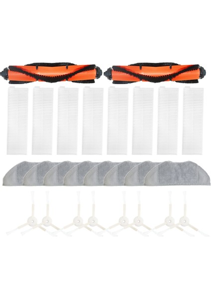 Yedek Ana Fırça Yan Fırça Kapağı Hepa Filtre Paspas Mi Robot Vakum Paspas G1 Mjstg1 Temizleyici (Yurt Dışından)