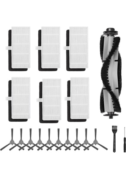 Yedek Parça Kiti Rulo Fırça Hepa Filtreleri R3500 R3500S R550 R650 R600 R700 Robot Vakum Aksesuarları (Yurt Dışından)