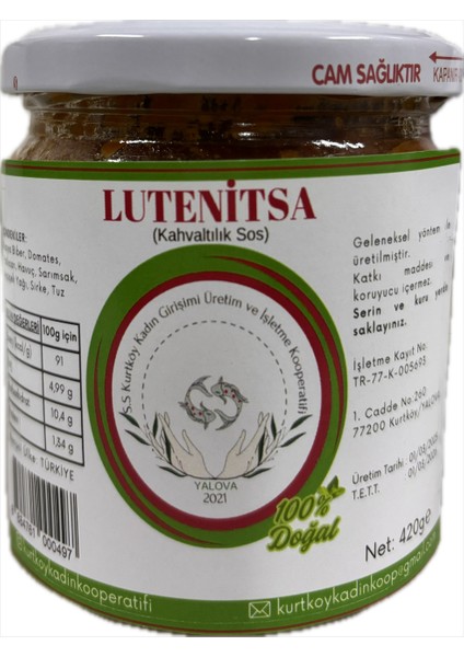Lutenitsa Kahvaltılık Sosu 420 gr