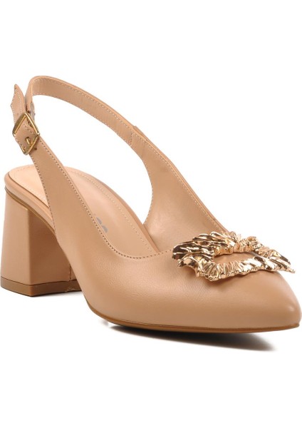 598501 Z Nude Kadın Topuklu Ayakkabı