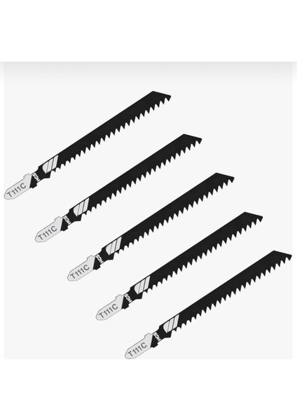 Plastik Ahşap Mdf Kesim Dekupaj Testere Bıçağı Yedek 10 cm Metal Bıçak T111C (5 Adet) fırsatları