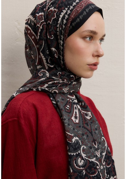 Elegant Desen Şal Siyah fiyatları