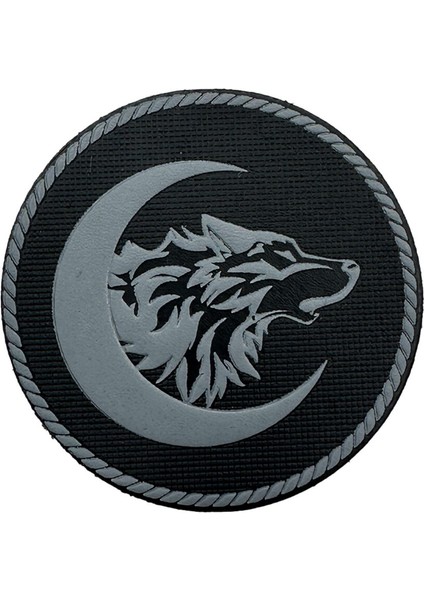 Hilal & Kurt Tasarımlı Bej Patch – 7 cm