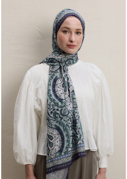 Elegant Desen Şal Lavanta