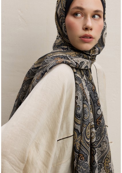 Ember Desen Şal Siyah