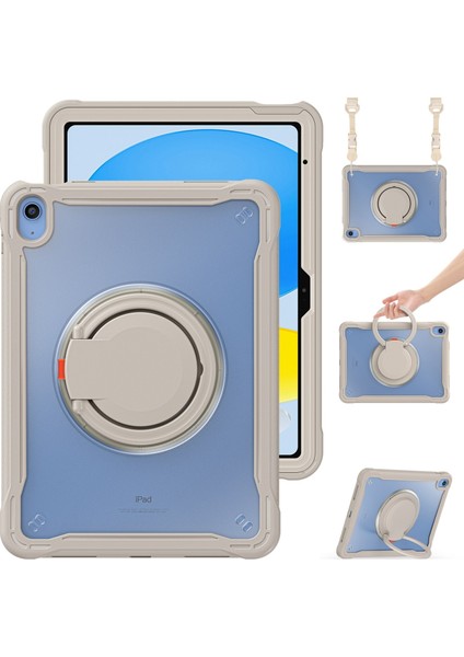 iPad 10. Nesil 10.9 2022 Için Hibrit Tablet Kılıfı (Yurt Dışından)