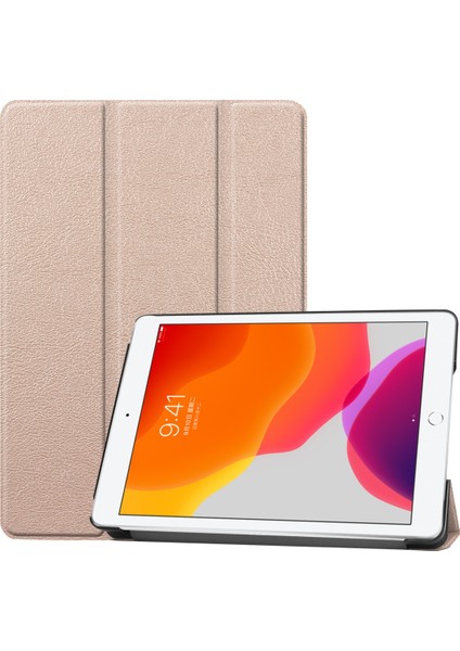 iPad 10.2 Için Custer Texture Deri Kılıf (Yurt Dışından)