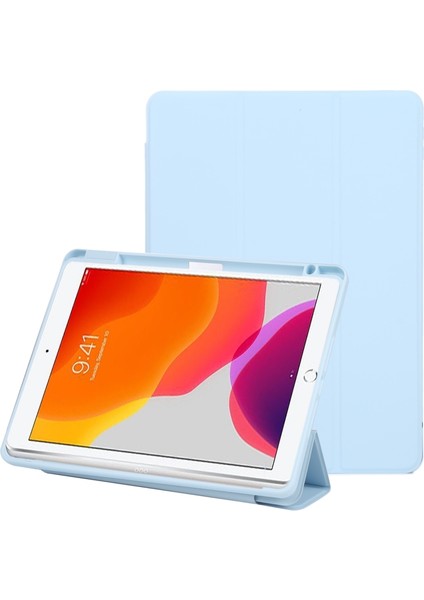 iPad 10.2 2019/2020/2021 Için Manyetik Deri Akıllı Kılıf (Yurt Dışından)