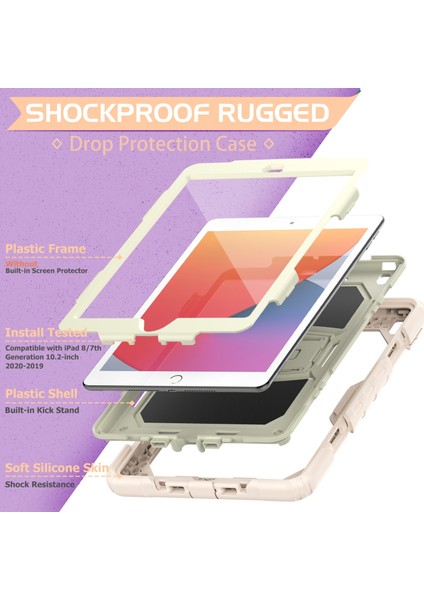 iPad 10.2 2021/2020/2019 Için Silikon Pc Kılıfı (Yurt Dışından) indirimleri