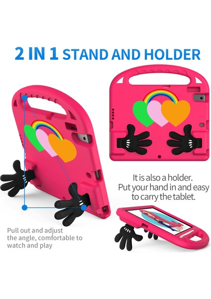 iPad 10.2 / iPad Pro 10.5 Için Avuç Içi Tutucu Tablet Kılıfı (Yurt Dışından) fiyatları