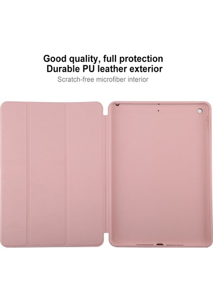 iPad 10.2 ve 10.2 (2020) Için Deri Kılıf (Yurt Dışından)
