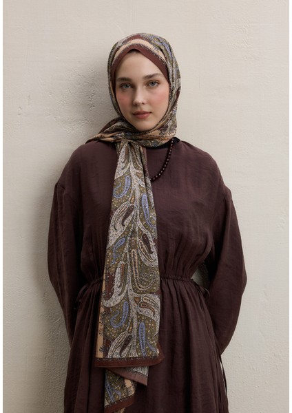 Paısley Elegance Desen Şal Bakır