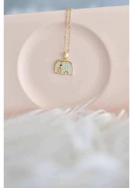 Fil Figürlü Çelik Kolye Gold Renk Paslanmaz Kararmaz fiyatları