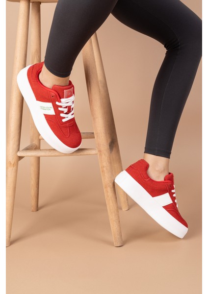 Hampton Kadın Kırmızı Spor Ayakkabı BNI-11241