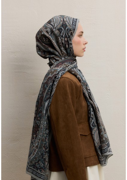 Zaıra Desen Şal Soft Yeşil fırsatları