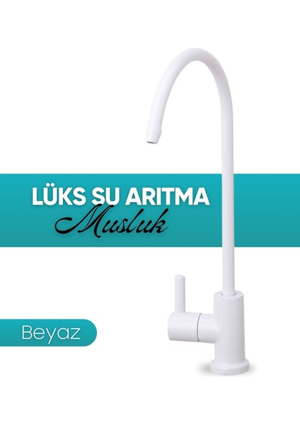 Su Arıtma Cihazı Lüx Beyaz Musluk Tüm Cihazlar İçin Uygundur fiyatları