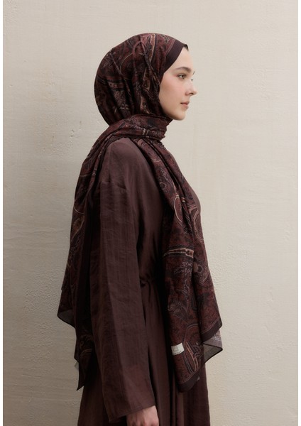 Dark Bohemıan Desen Şal Bordo fiyatları