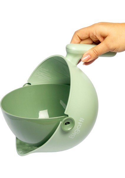 29 Cm Yeşil 2’si 1 Arada Süzgeç