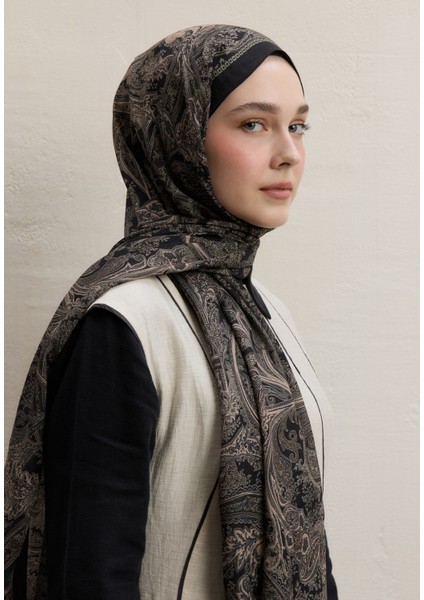 Dark Bohemıan Desen Şal Siyah fiyatları