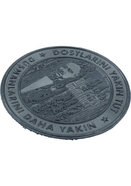 The Godfather Patch – “dostlarını Yakın Tut” Gri Füme Arma (7 Cm)