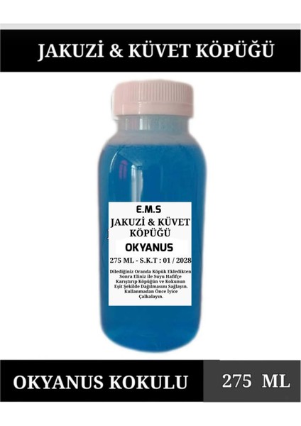 Okyanus Kokulu Aromaterapi Jakuzi - Küvet Köpüğü Banyo Duş Köpüğü 275 ml fiyatları