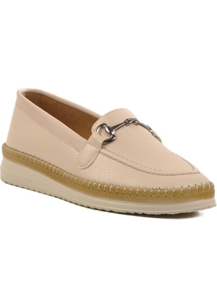 651562 Z Bej Kadın Günlük Ayakkabı
