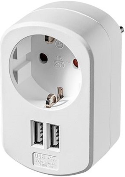 Ideenwelt USB Gırıslı Soket 3 In 1 Bsc