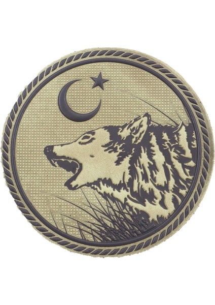 Ay Yıldızlı Kurt Patch 7 cm fiyatları