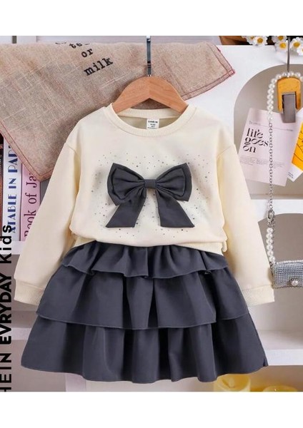 Kız Etekli Tarz Çocuk Takım