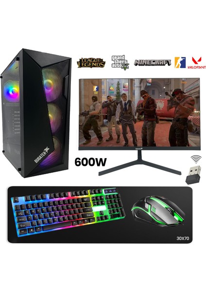 GM45-2356 Intel I5 4570 16GB Ram 256GB SSD GT740 4gb 128BIT Ekran Kartı 23.8” Oyuncu Masaüstü Bilgisayar