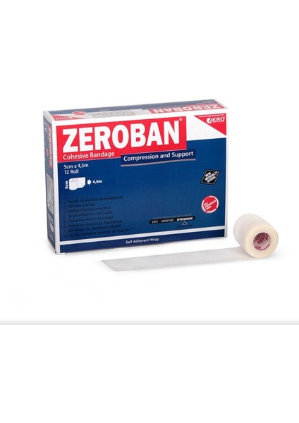 Zeroban 5cm x 4,5m Beyaz
