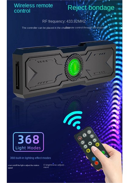 3'ü 1 Arada Kontrol 9 Pwm Argb Kasa Fanı Hub 1 Ila 9X4PIN ve Pc Fanları Için 9X5V 3pin Bağlantı Noktaları (Yurt Dışından)