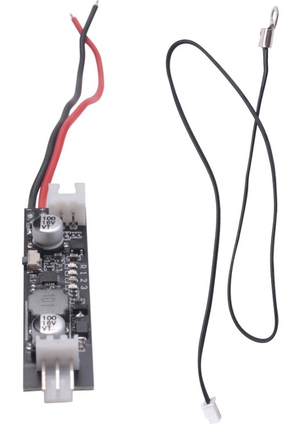 2-3 Telli Dc 5V 12V Pwm Fan Hızı Kontrol Cihazı Valisi 50K Sıcaklık Probu Sensörü 40CM (Yurt Dışından)