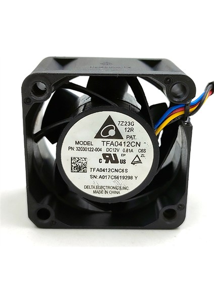TFA0412CN Soğutma Fanı 4028 DC12V 0.81A 8200RPM 4-Wire Pwm Sıcaklık Kontrolü 4cm Anahtarı (Yurt Dışından) modelleri