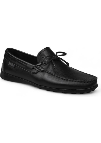 14904PC Loafer Siyah %100 Deri Erkek Babet Ayakkabı fiyatları