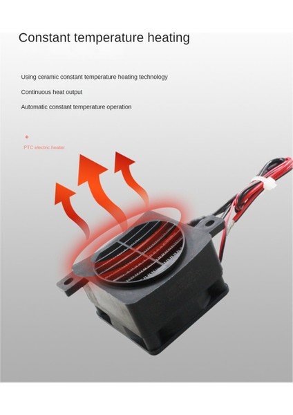 Sabit Sıcaklık Hava Isıtıcısı 24V 200W Ptc Isıtma Parçasıiletken Bant Fanlı Seramik (Yurt Dışından) indirimleri