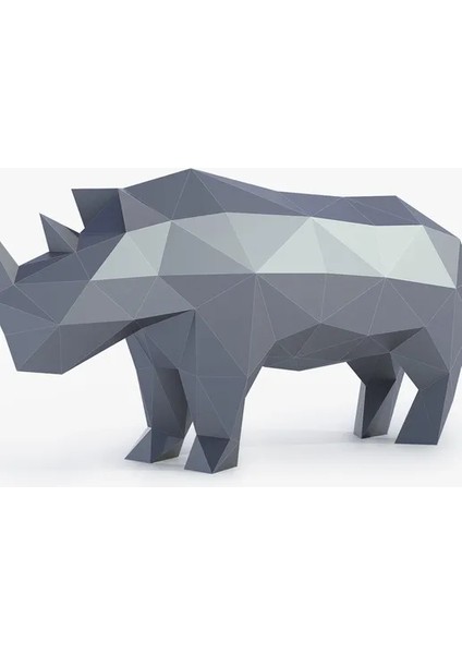Low Poly Gergedan Oyuncak